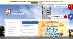 Desktop Screenshot of glubczyce.pl
